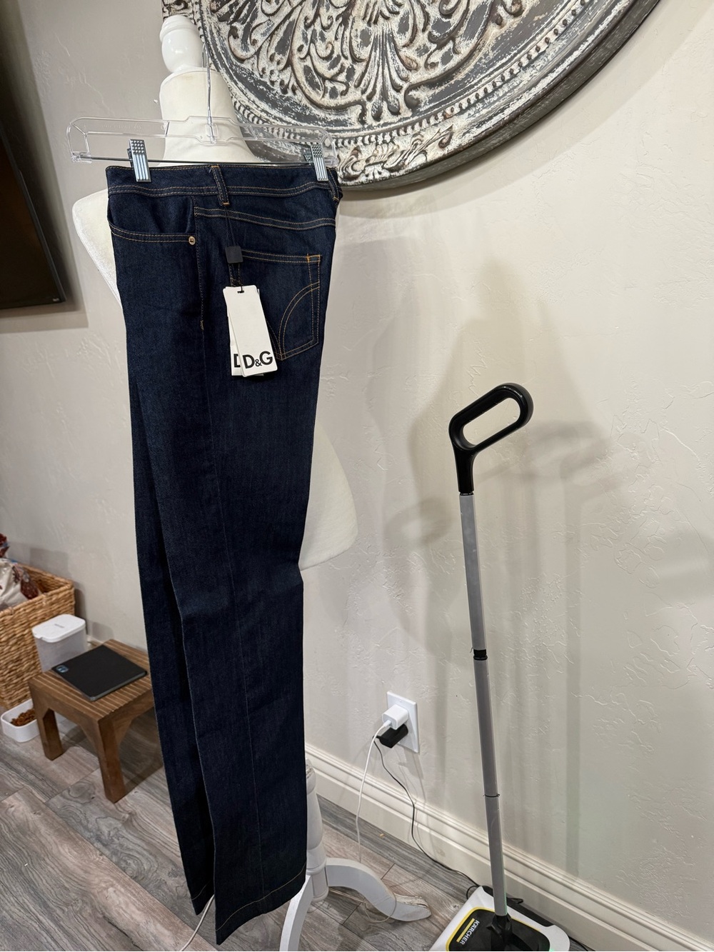 D&G Women’s Dark Indigo Straight Jeans